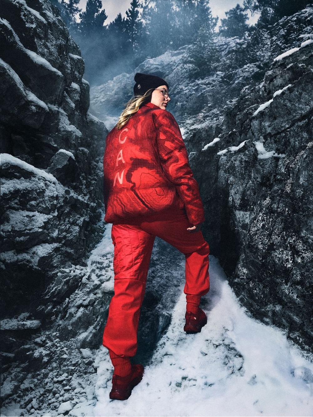 Insulated 2026 Milano Cortina Lululemon Canada Olympic kit Women's Quilted Pants